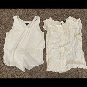 Ann Taylor Cream Tanks